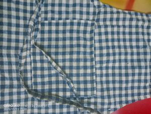 Elegant Green cotton Saree with Kitchen Apron