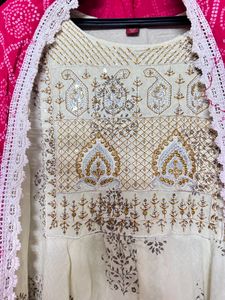 anarkali with dupatta
