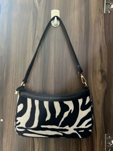 Zebra Baguette Bag