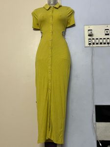 SHEIN BRANDED YELLOW Maxi Dress