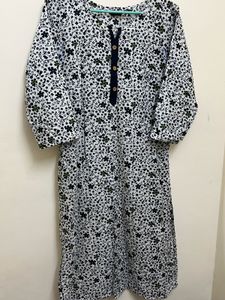 Floral Print Kurta