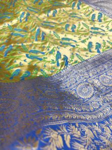 Banarasi Golden 🦜 Pattern Saree ❤‍🔥❤‍🔥❤‍🔥