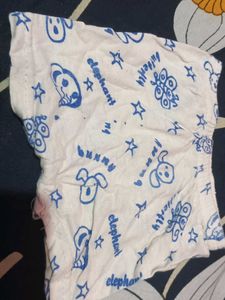 Vintage Animal Print Baby Shorts