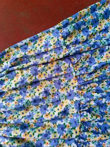 Beach Wear Coord Set - Top And Skirt