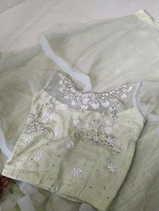 Elegant Green Ethnic lehanga