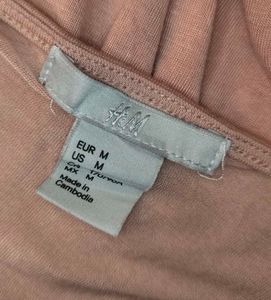 🌸 H&amp;M Flamingo Pink Cowl Neck Floral Top 🌸