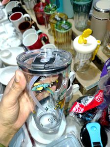 Cute Glass Sipper Or Tumbler