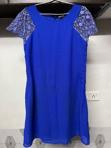 Blue Lace Detail Dress 🪬💙