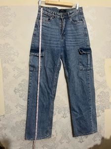 Cargo Straight Fit Jeans
