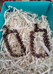 Vintage Purple Crystal Stone Earrings!!