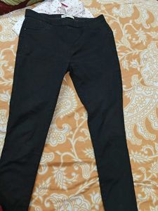 Polka Dots Print Shirt+ Max Black Jeans Combo