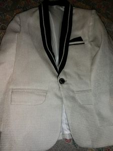 blezer ,pant,shirt set black,white,red tie