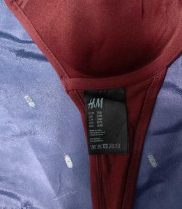 H&amp;M Rust Bikini top