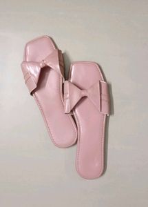 Pink Bow Flats
