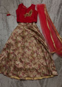Girls' Ethnic Lehenga Choli Set ✨🌸🎀