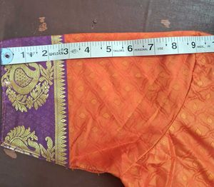 Orange Saree Blouse