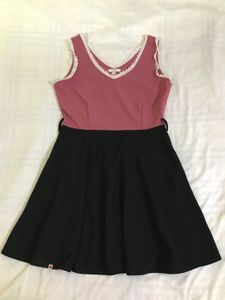 Cute Pink & Black Dress Bust 32/34