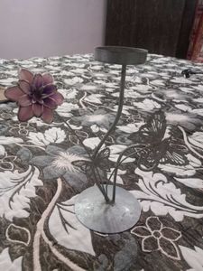 Butterfly &amp; Floral Candle Holder