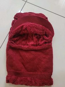 premium Red Knitted Cap