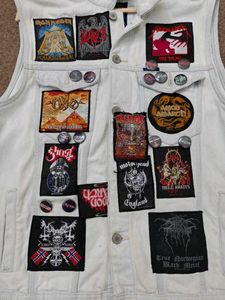 Custom Patched Denim Vest