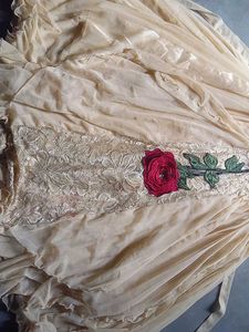 Pretty Golden Gown For Festival Wedding