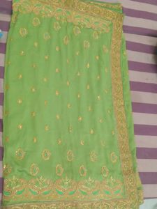 embroidery saree