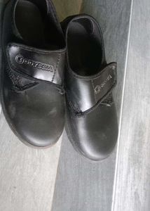 Odyssia Black Leather Shoes