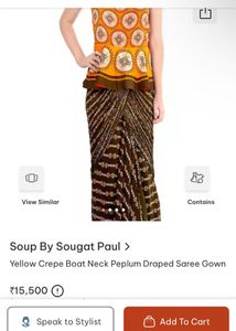 modern saree
