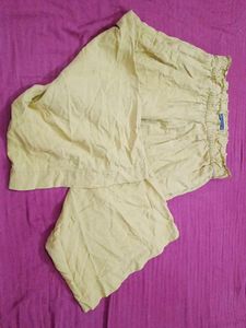 Wide Leg Cropped Pants