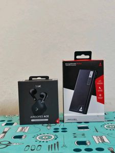 Boat Earbuds and Powerbank Combo