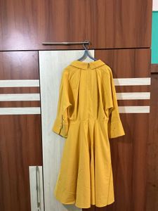 Chic Yellow Shirt Dress
