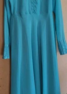 Elegant Turquoise Dress