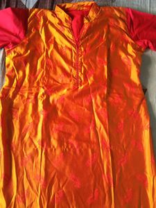 Elegant Orange Kurta