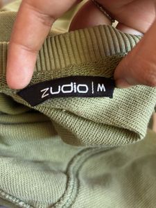 Olive Green Long Sleeve Top