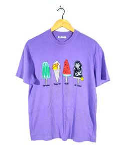 Purple Oversized T-Shirt For Men's