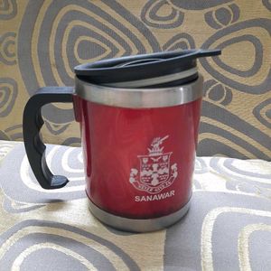 Red Steel Mug