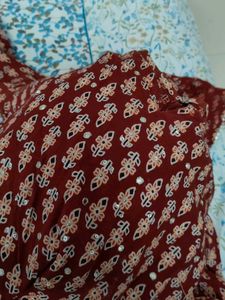 Floral Print Kurta