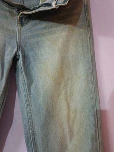 ✨SALE✨Blue Straight Fit Cute Jeans