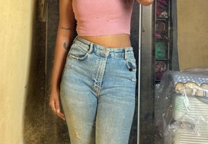 Light Wash Denim Jeans