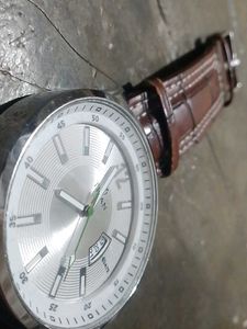 Titan Classic Brown Leather Watch 🤤