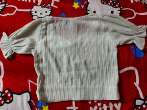 Cute Puff Sleeve Top