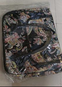 Big embroidered handbag new with tag