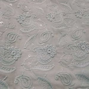 Light Blue Chikankari Suit