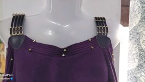 Beautiful Dark Purple 🟣 Colour Top One Piece 🫰