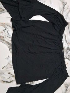 Black Off-the-Shoulder Top