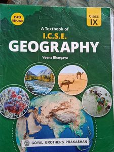 I.C.S.E. Geography Textbook - Class IX