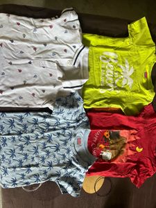 Combo Of 4 Baby Tshirts