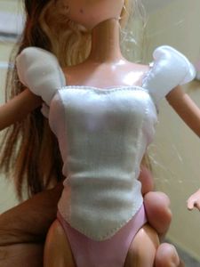 Barbie Doll Custom Dress White Top