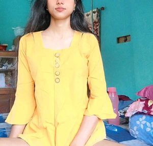 💛Cute Yellow Tunic Dress ✨