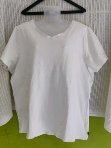 White V-Neck T-Shirt